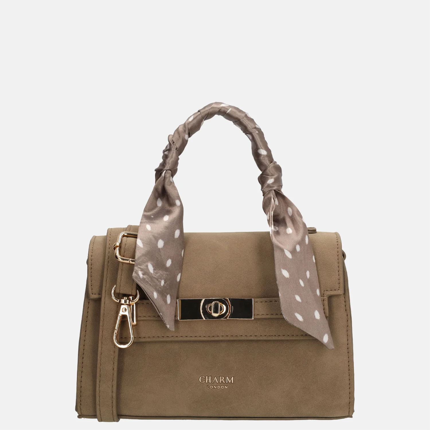 Charm London Hamptons village handtas S taupe